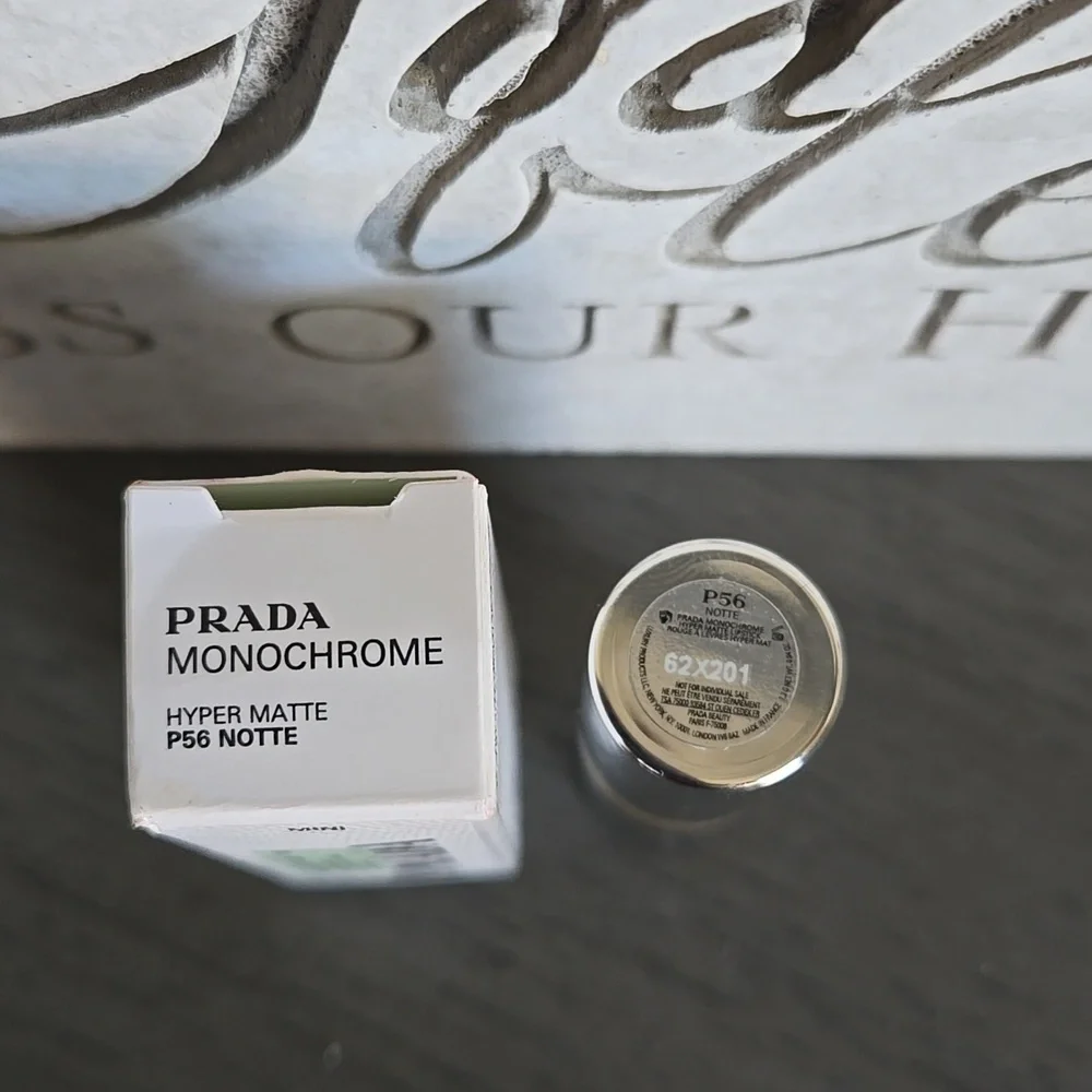 NIB Prada Monochrome Hyper Matte P56 Notte Lipstick